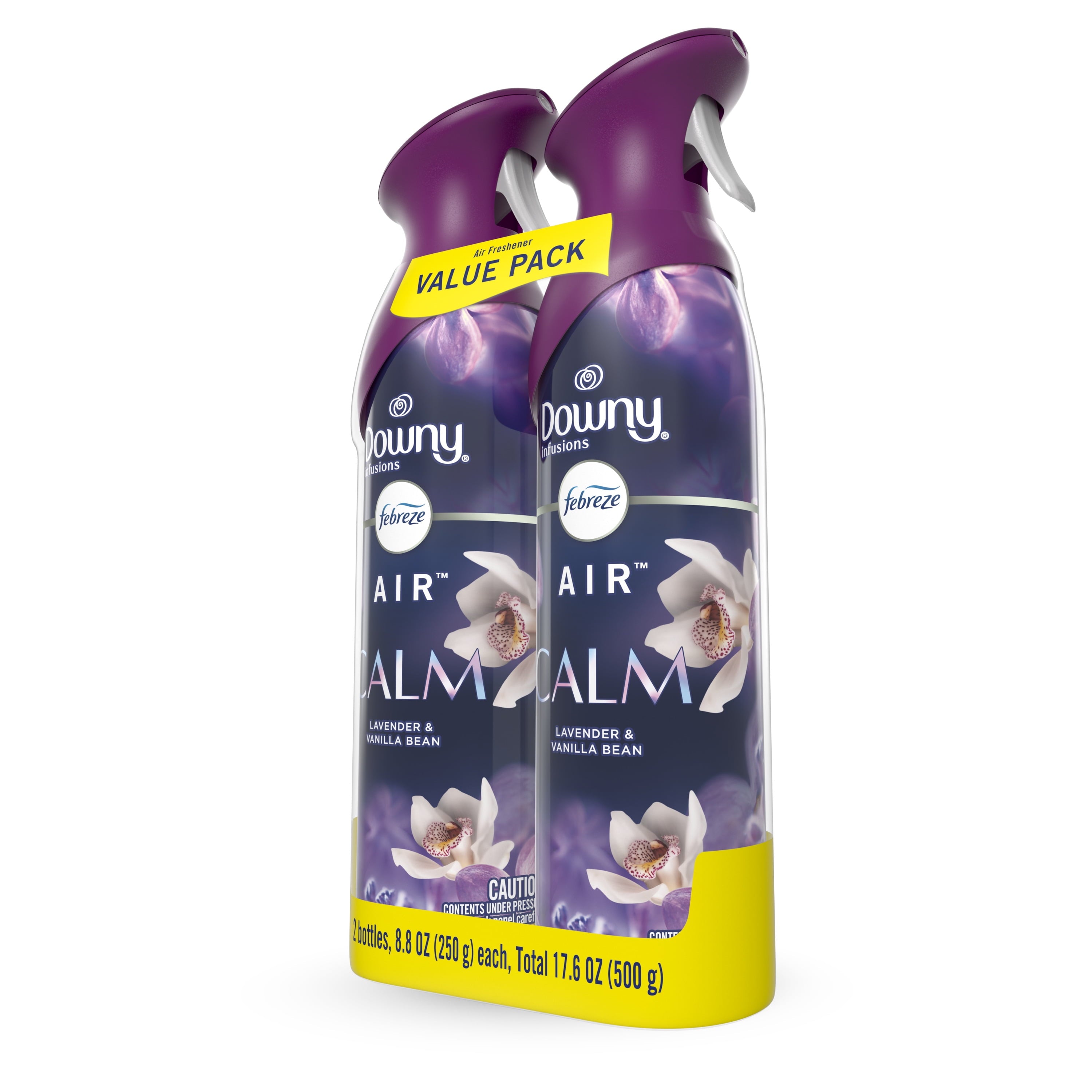 Febreze Air Freshener Spray - Odor-Fighting Room Spray, Downy Calm, 8.8oz, 2 Count