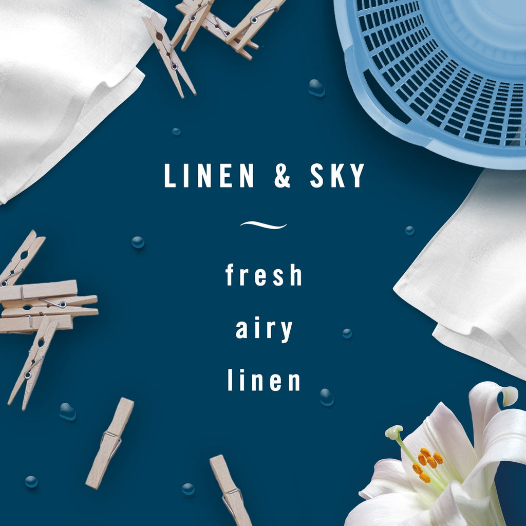 Febreze Small Spaces Air Freshener Linen & Sky - 4 Count, 30ml