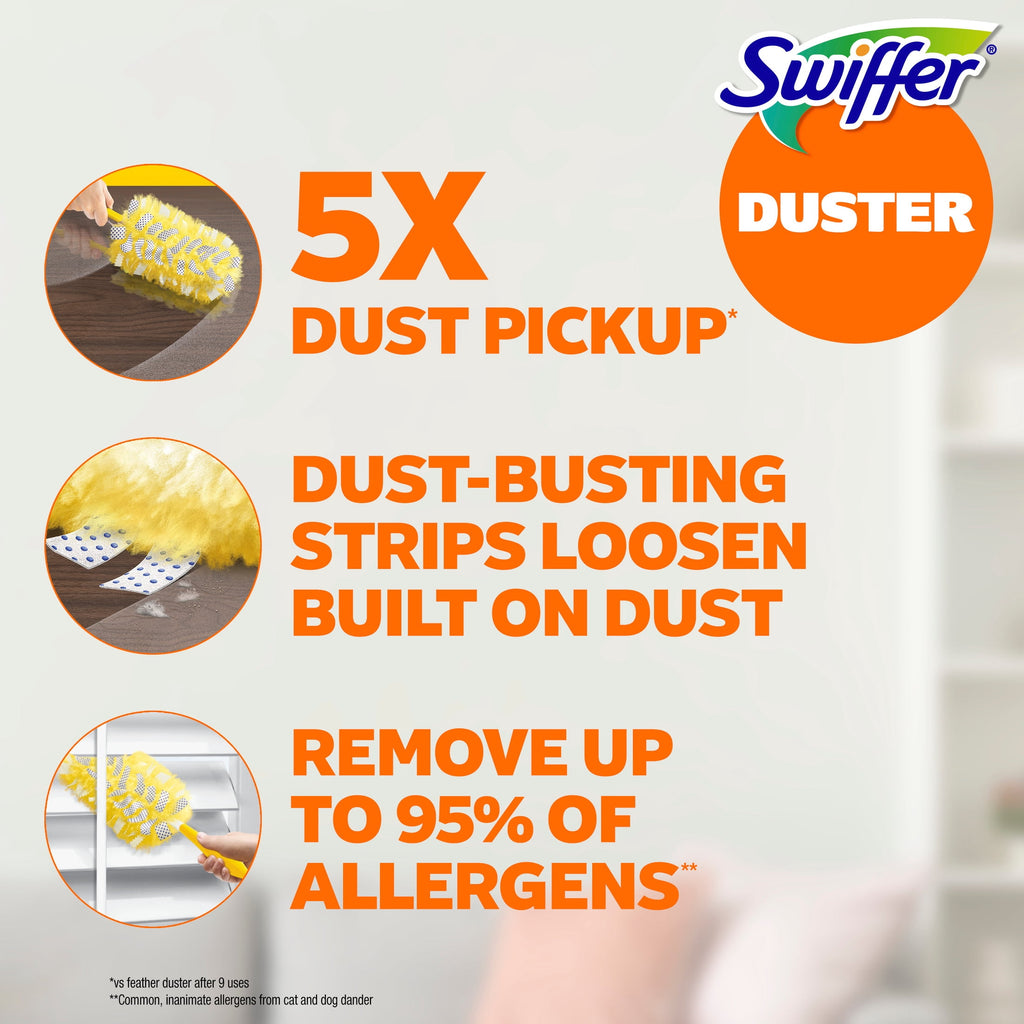Swiffer Dusters Heavy Duty Duster Refills - Unscented, 11 Count - 2-Pack