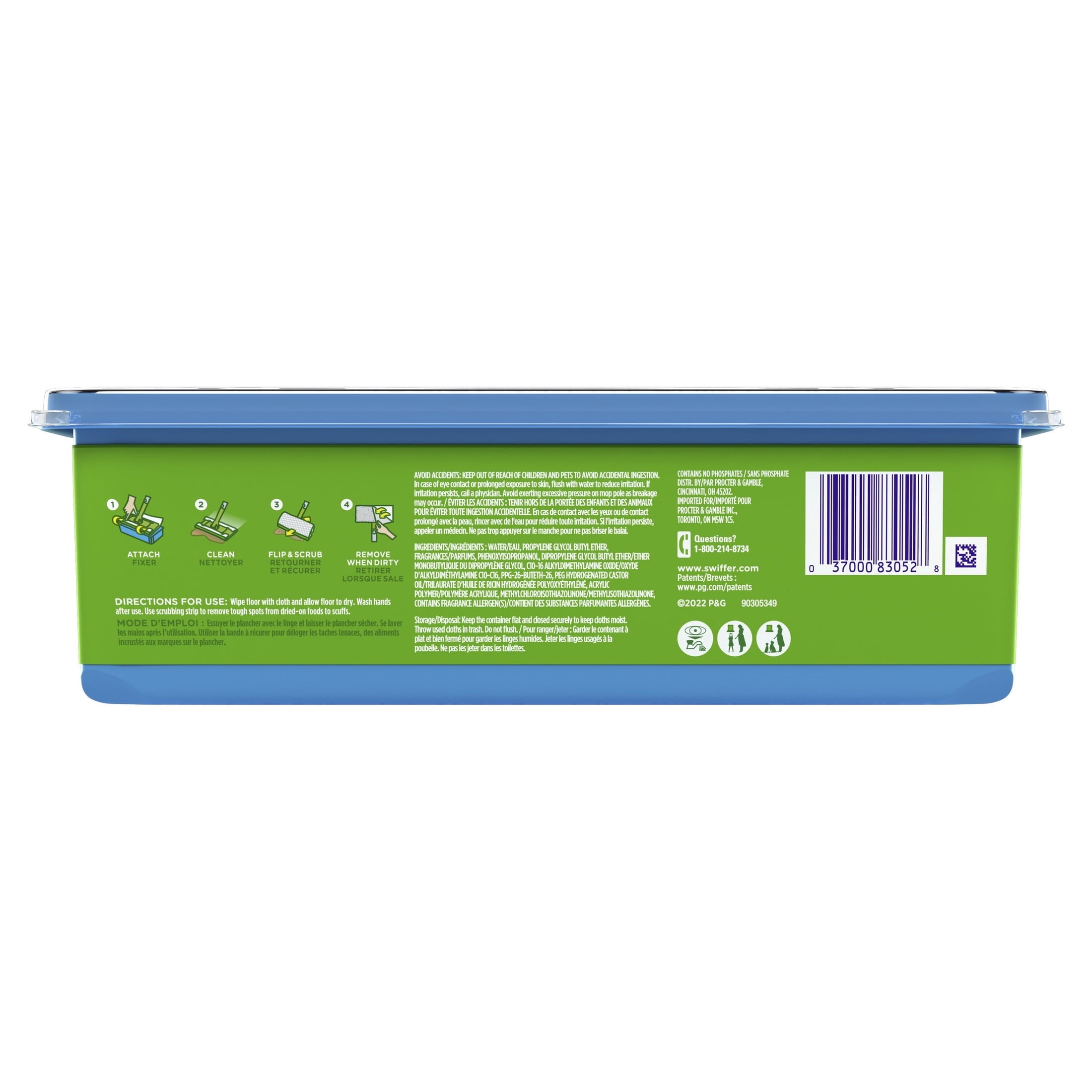 Swiffer Mop & Go Wet Refills - Gain, 24 Count - 2-Pack