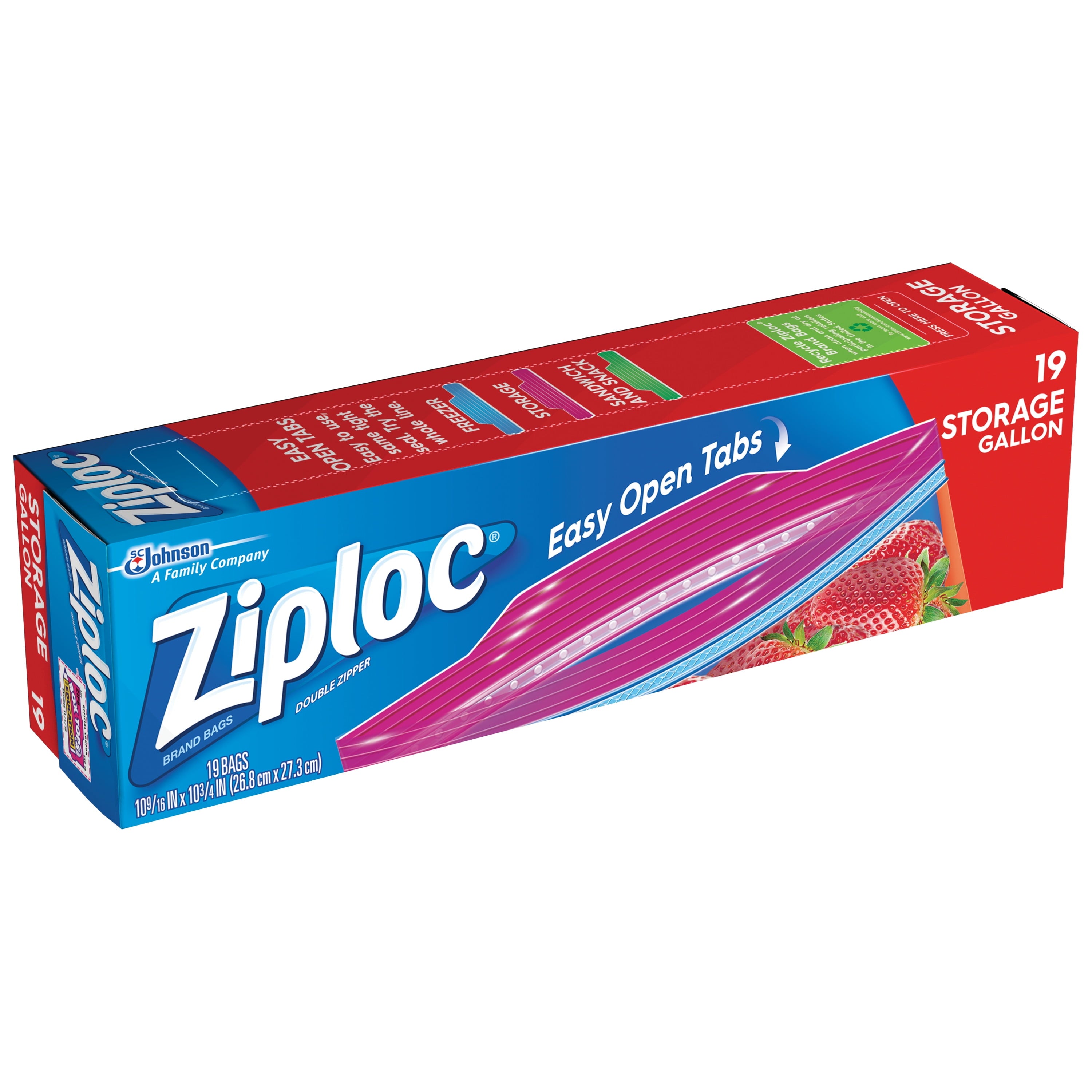 Ziploc® Storage Bags - Gallon, 19 Count