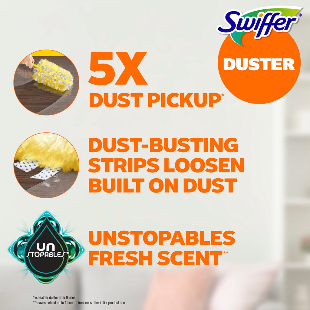 Swiffer Heavy Duty Duster Refills - Unstopables, 11 Count - 2-Pack