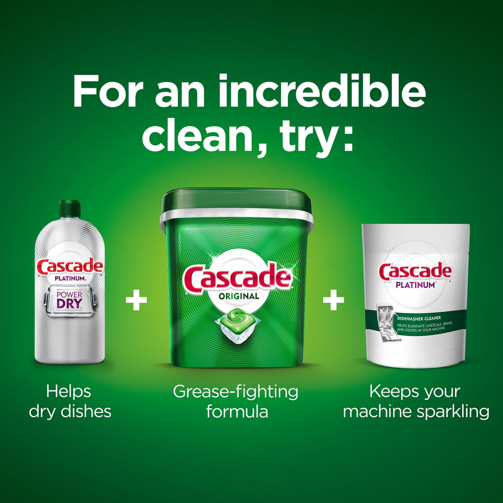 Cascade Original Dishwasher Pods - ActionPacs Dishwasher Detergent Tabs, Fresh Scent, 85 Count