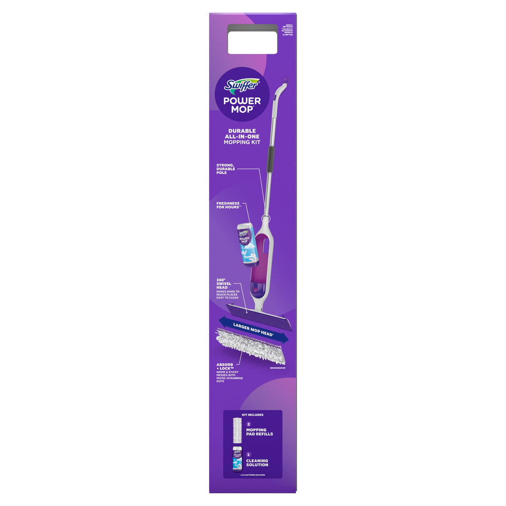 Swiffer Power Mop - Floor Cleaner, Tile, Vinyl, Laminate, Wood, Floor Cleaner, Cleaning Set