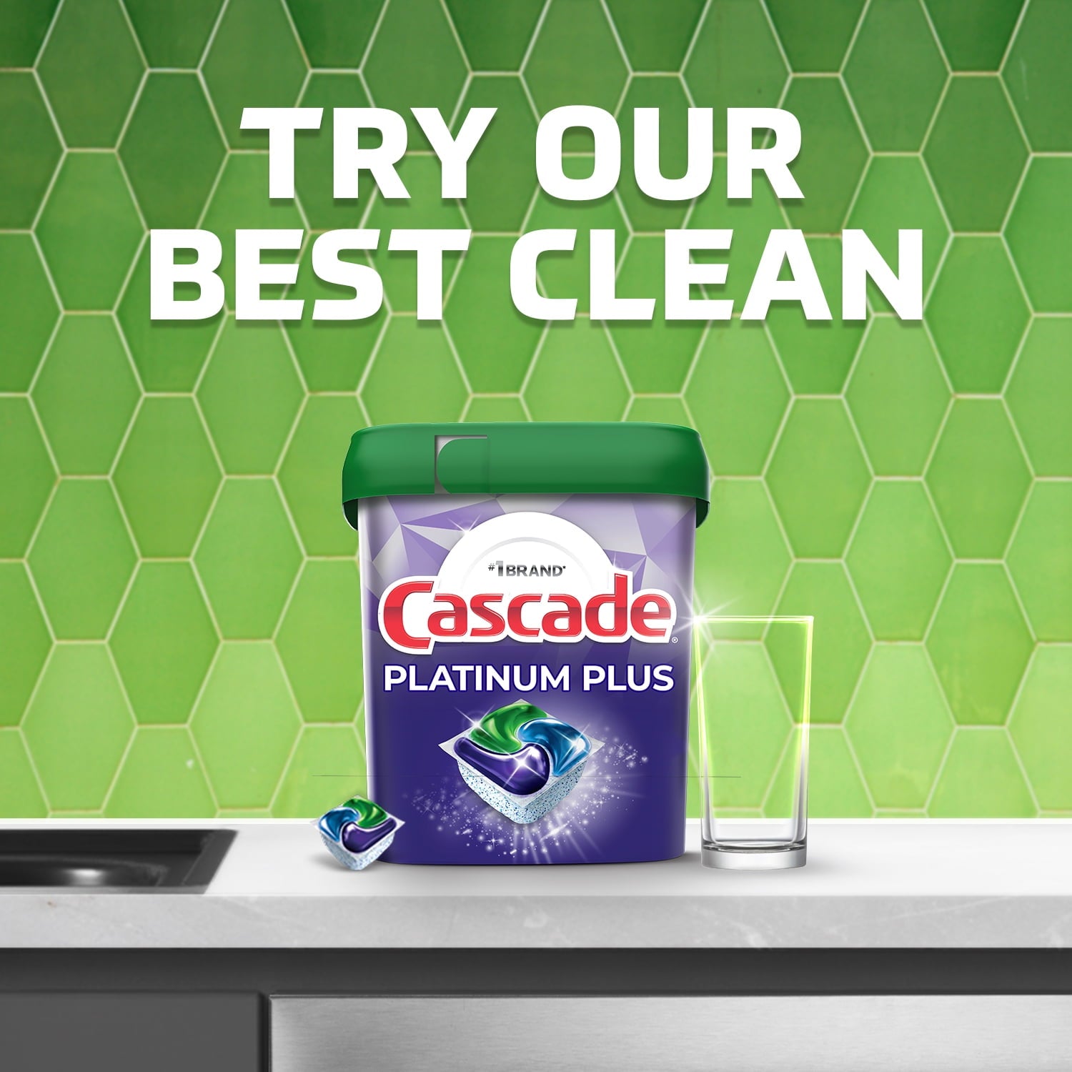 Cascade Complete Dishwasher Pods - Action Pacs Dishwasher Detergent, Dishwasher Tabs, Fresh, 78 Count - 2-Pack