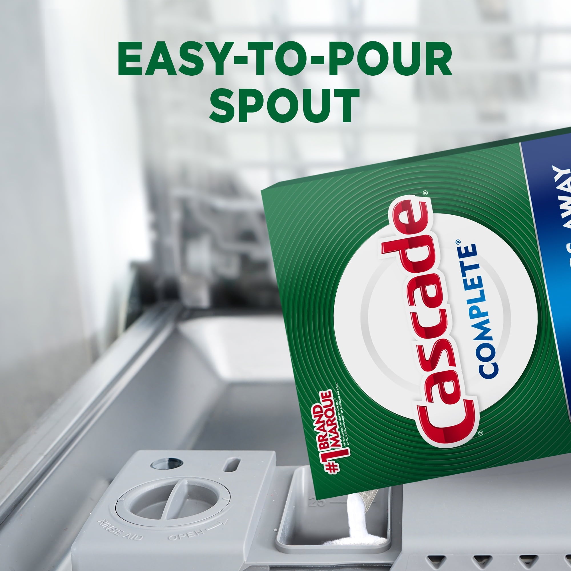 Cascade Complete Powder Dishwasher Detergent - Fresh Scent, 125 Oz
