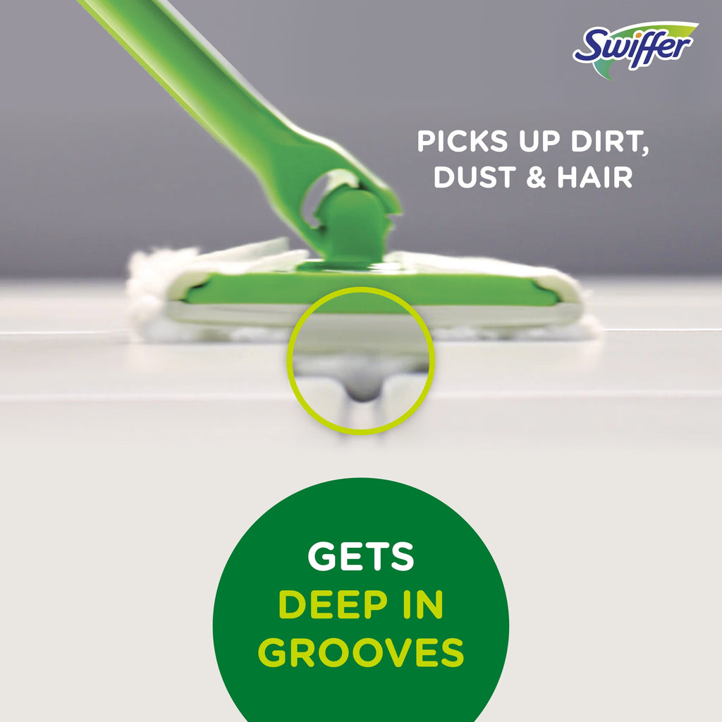 Swiffer Sweep + Mop - Broom & Mop Alternative, Dry & Wet Floor Cleaner, Fresh Scent, Cleaning Set
