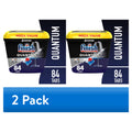 Finish Quantum Dishwasher Pods - No Pre-Rinse Dishwasher Detergent Soap Soap, Advanced Clean, 84 Count - 2-Pack