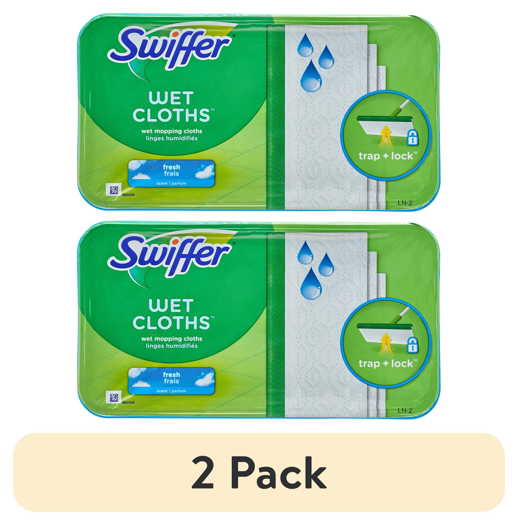 Swiffer Mop & Go Wet Refills - Fresh, 24 Count - 2-Pack