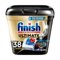 2X - Finish Ultimate Dishwasher Detergent Tabs with CycleSync Technology - 38 Count