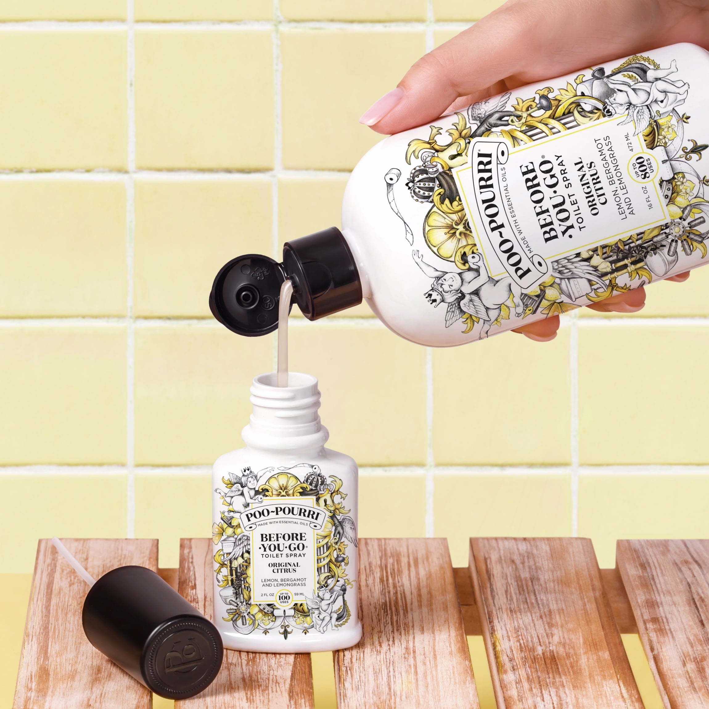 Poo-Pourri Before-You-Go Toilet Spray - On-The-Go, Travel Size Variety 10 mL - Original Citrus, Lavender Vanilla and Fresh Air