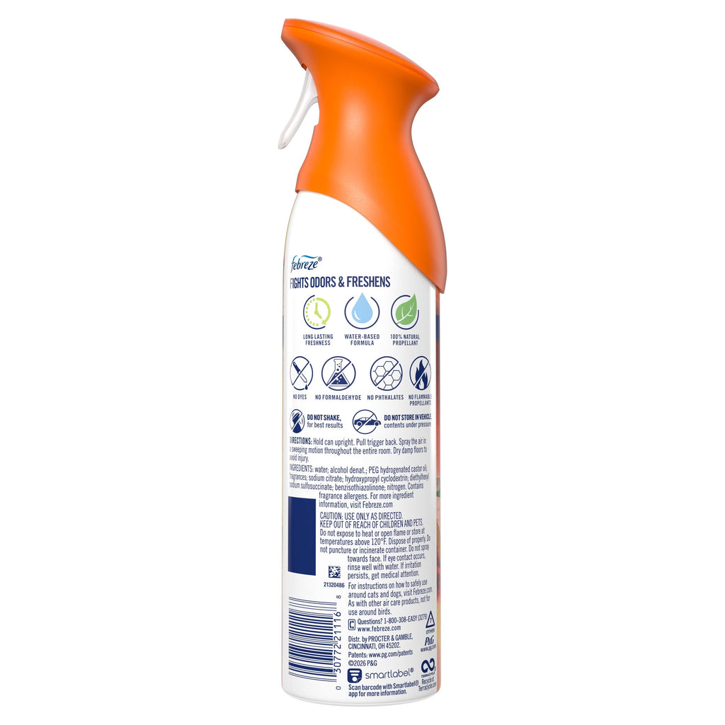 Febreze Air Mist Air Freshener Spray - Juicy Summer Peaches, 8.1oz