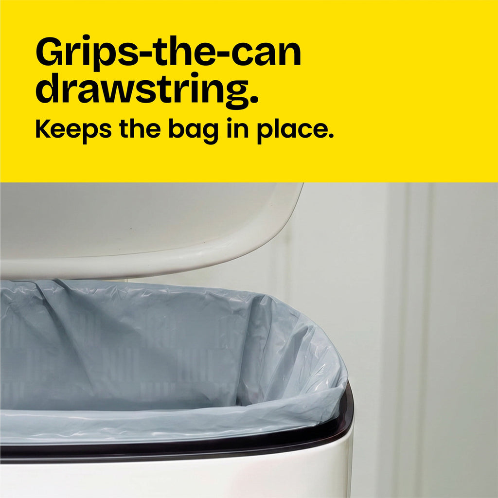 Glad ForceFlex Tall Kitchen Drawstring Trash Bags - 13 Gal, Gain Lavender, 40 Count - 3-Pack
