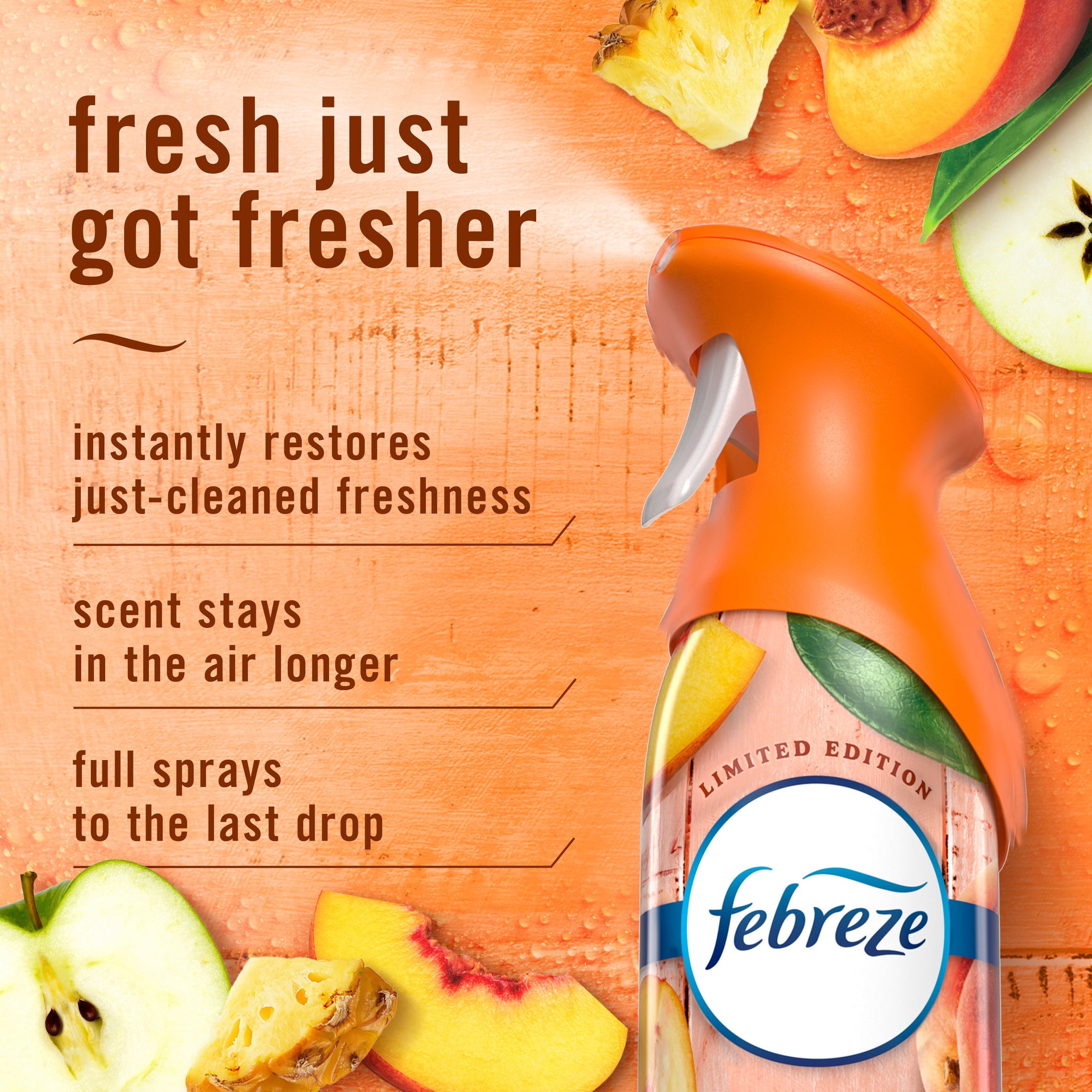 Febreze Air Mist Air Freshener Spray - Juicy Summer Peaches, 8.1oz