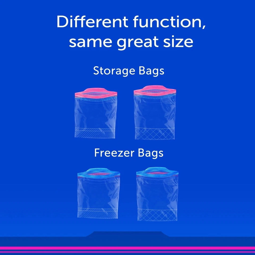 Ziploc Brand Storage Bags - With Grip 'N Seal Technology, Gallon, 40 Count