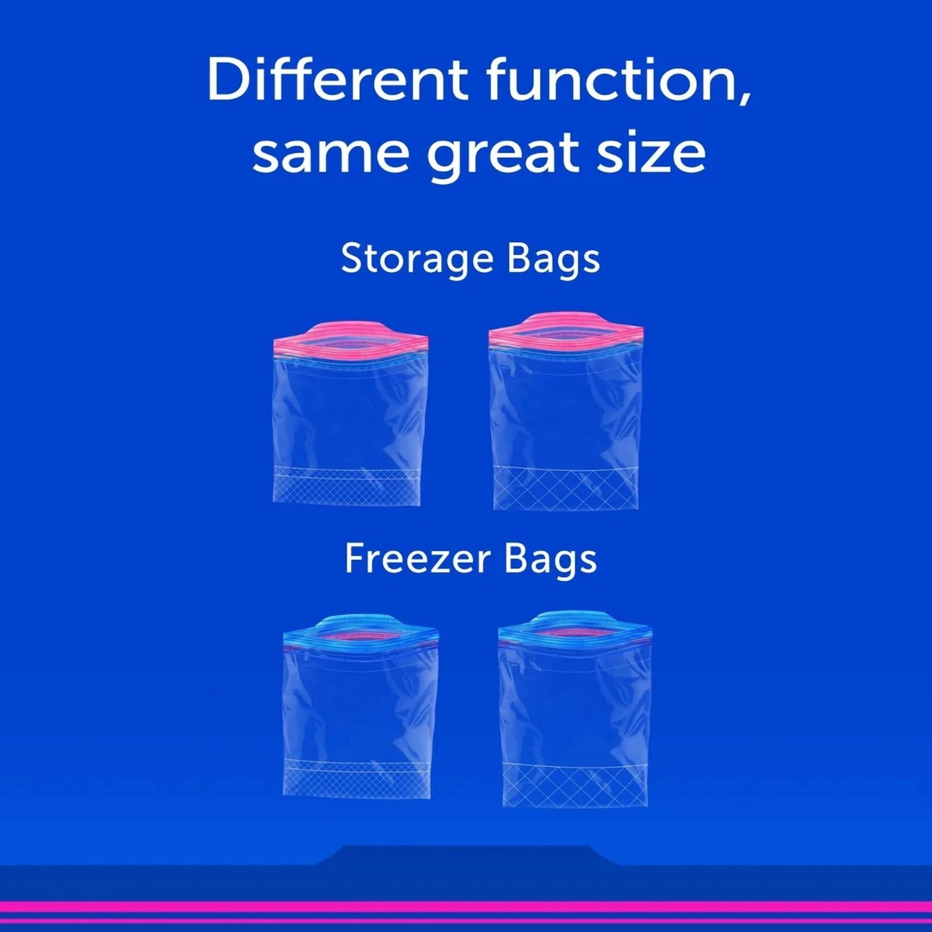 Ziploc Brand Storage Bags - With Grip 'N Seal Technology, Gallon, 40 Count