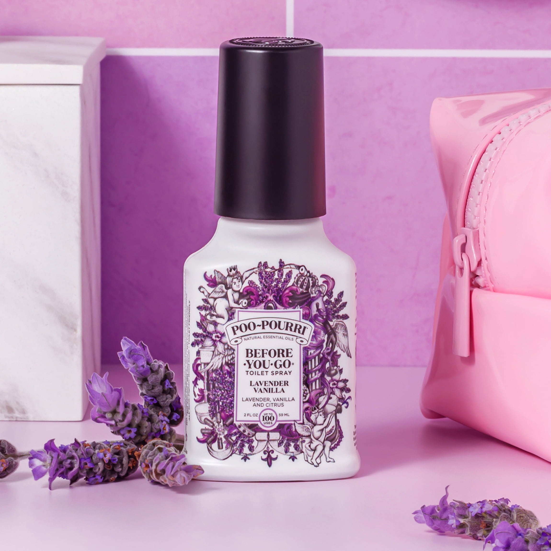 Poo-Pourri Before-You-Go Toilet Spray - On-The-Go, Travel Size Variety 10 mL - Original Citrus, Lavender Vanilla and Fresh Air