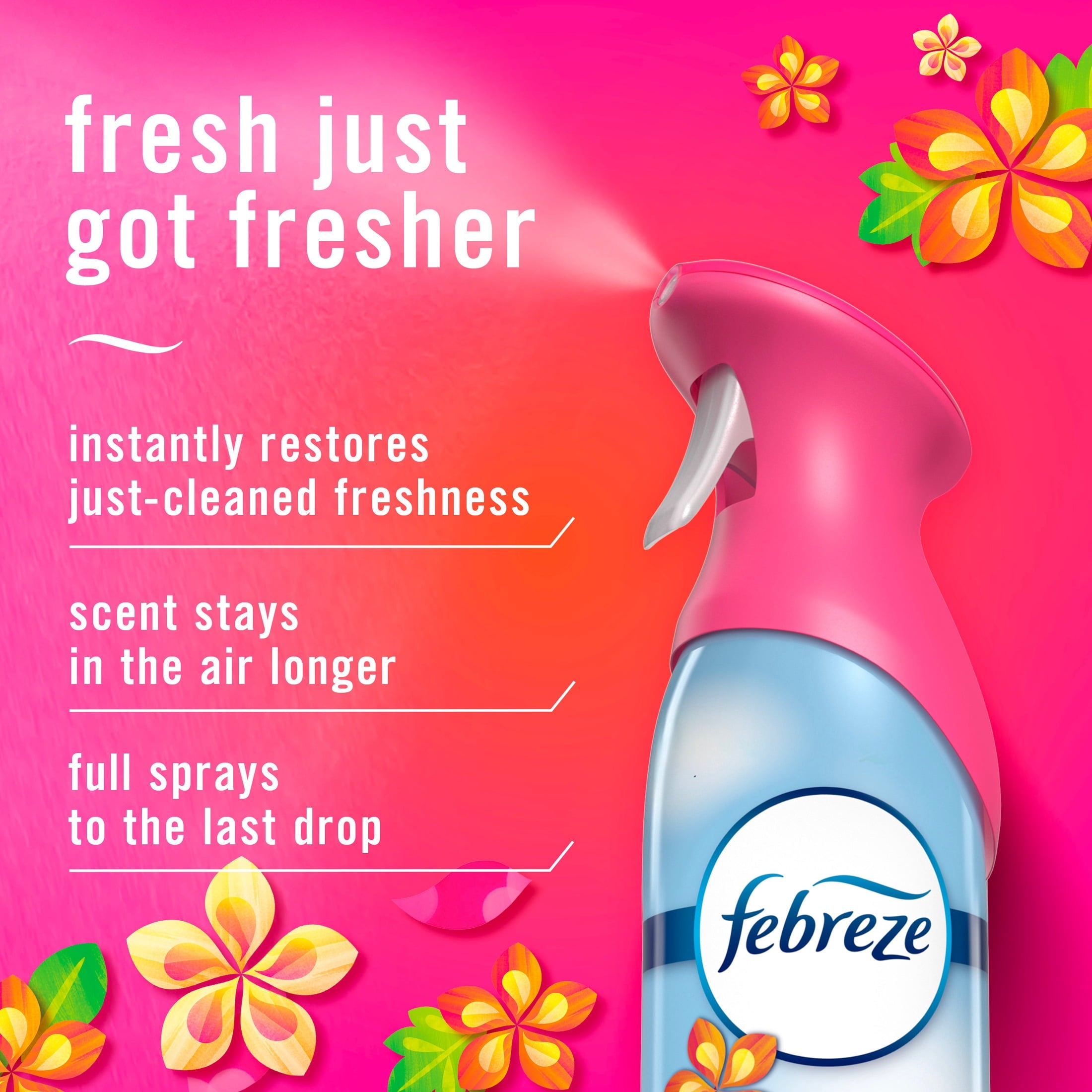 Febreze Air Mist Air Freshener Spray - Gain Island Fresh, 8.1oz, 2 Count