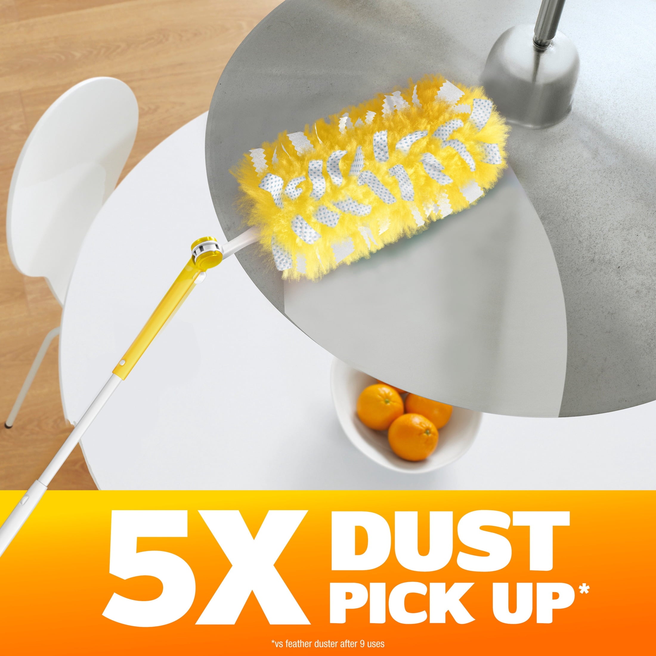 Swiffer Heavy Duty 3 ft Extendable Duster Kit with Refills - Unscented, 1 Handle + 3 Refills