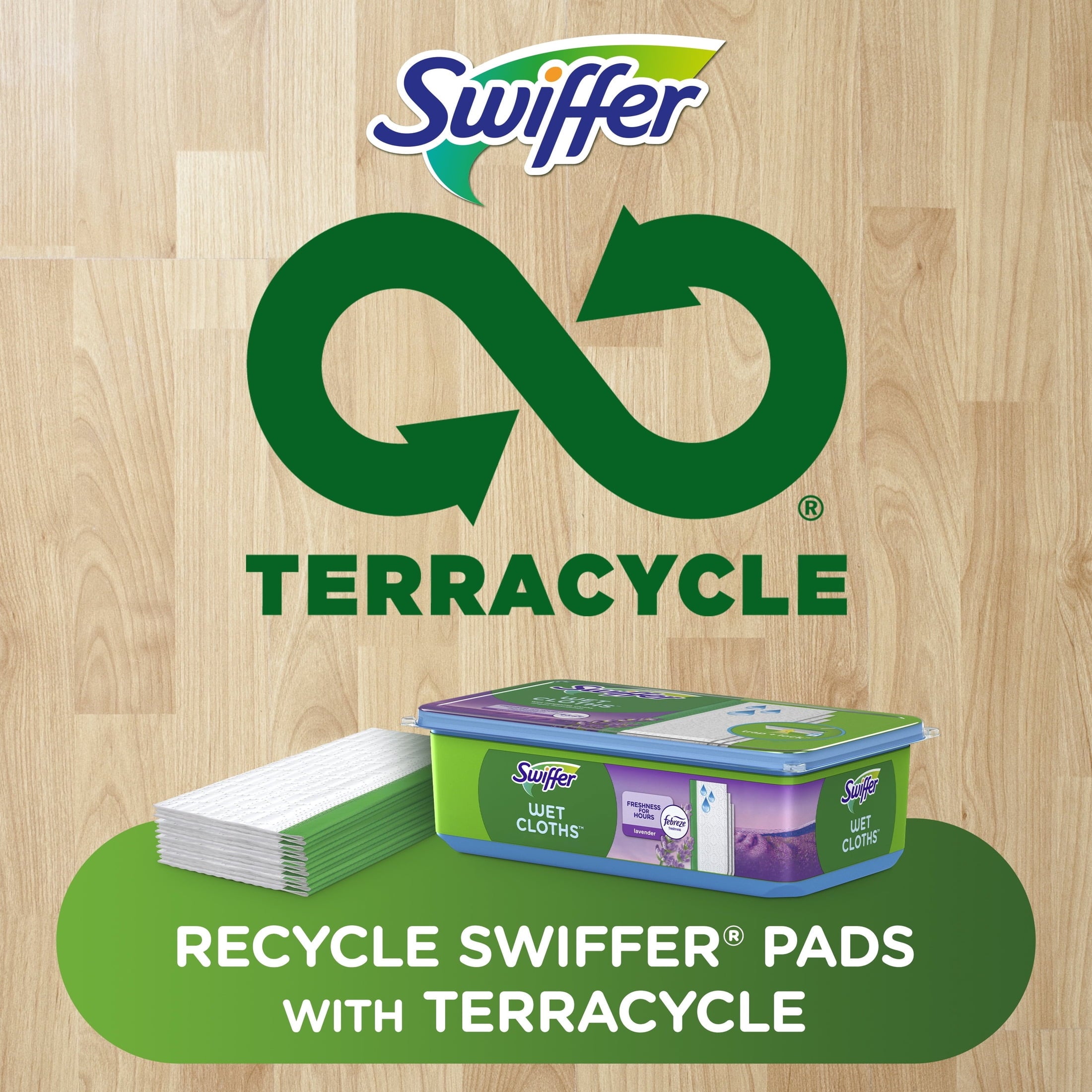 Swiffer Mop & Go Wet Refills - Lavender, 2x19 Count