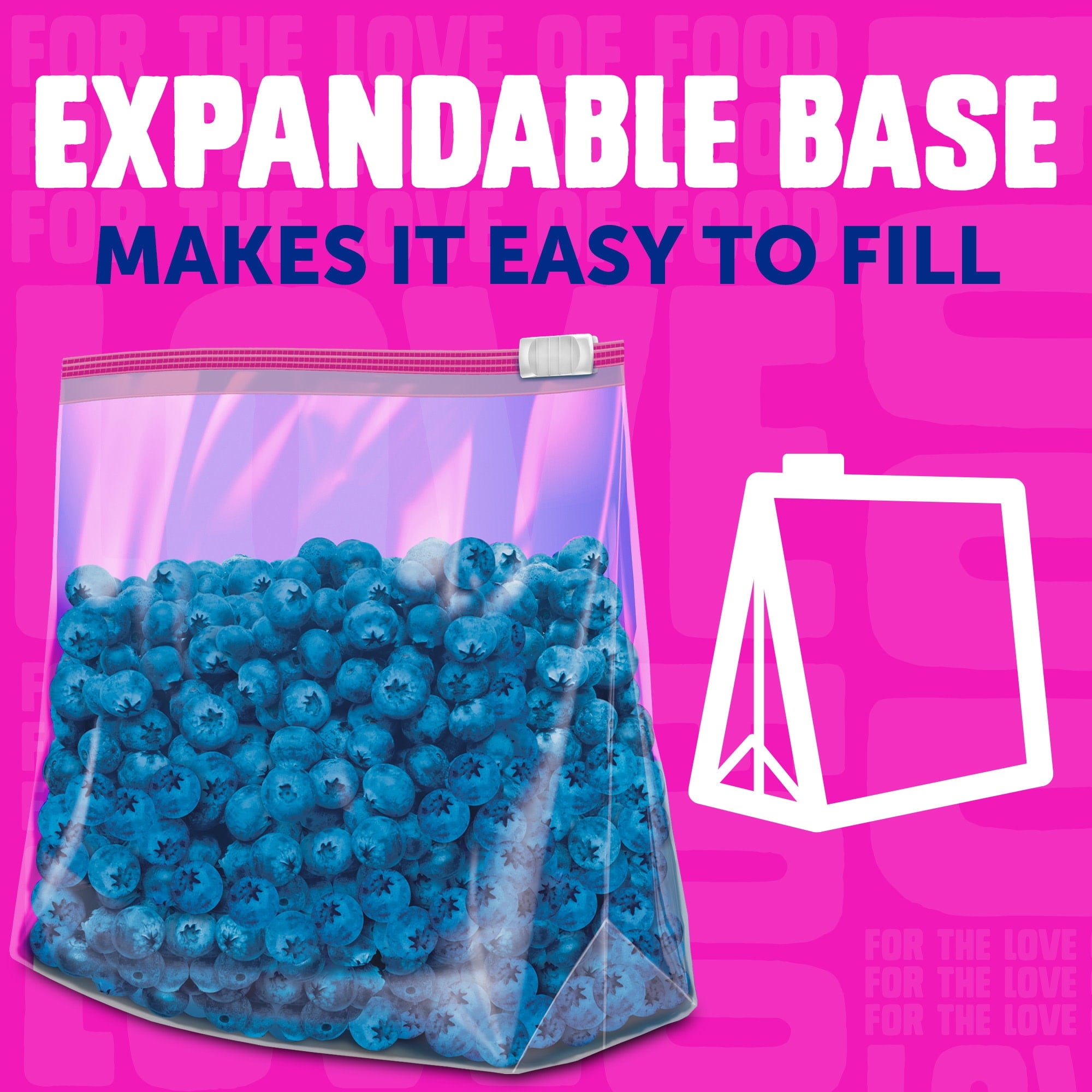 Ziploc Brand Slider Quart Food Storage Bags - School Supplies, with Power Shield Technology, Zipper, 50 Count