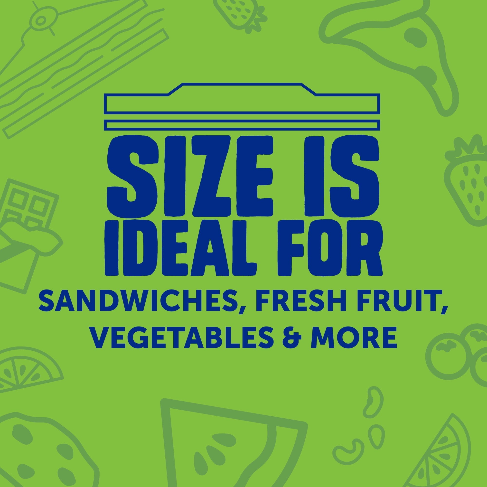 Ziploc® Brand XL Sandwich Bags with EasyGuide™ Texture - Grip 'n Seal Technology™, Food Storage, 25 Count