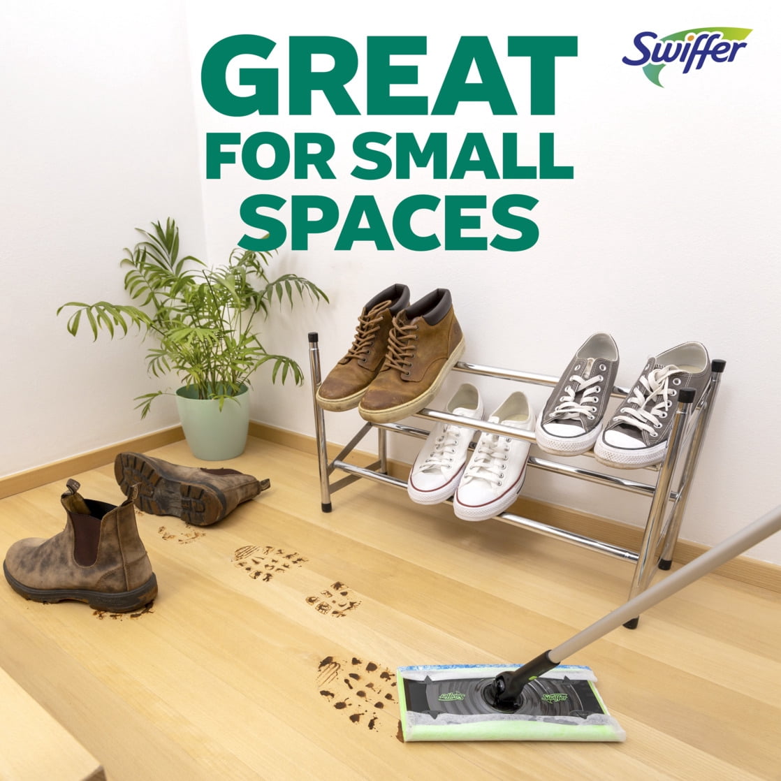 Swiffer Mop & Go Heavy Duty Pet Wet Refills - Odor Defense, 20 Count - 6-Pack