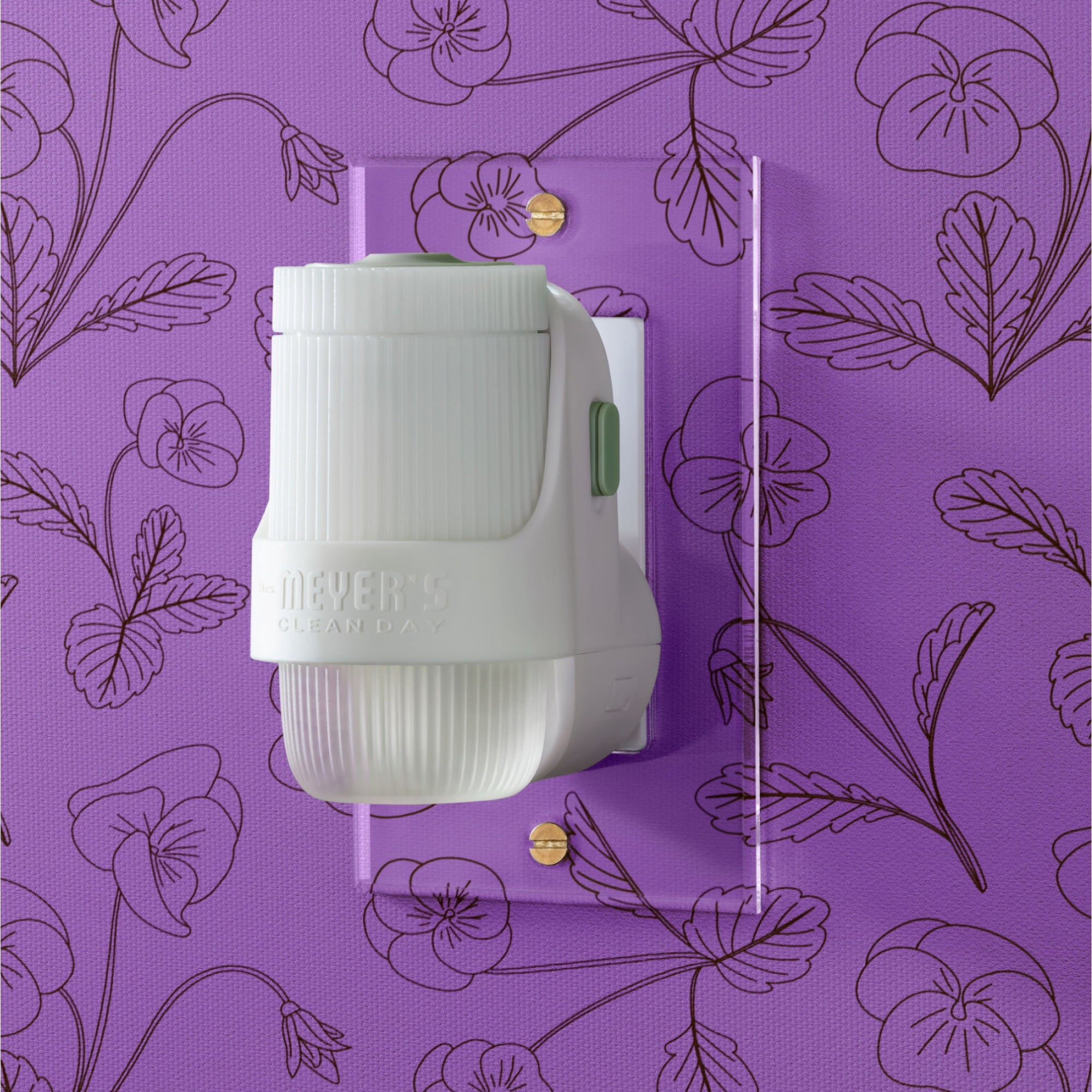 Mrs. Meyer's Clean Day Premium Scented Oil Plug-in Diffuser - Air Freshener Refills - Compassion Flower - 0.67 fl oz, 2 pack