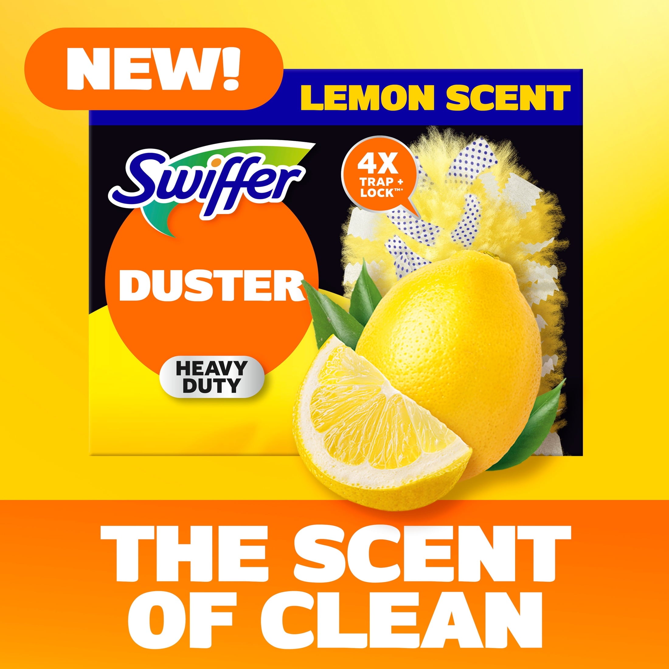 Swiffer Dusters Heavy Duty Duster Refills - Lemon Scent, 11 Count