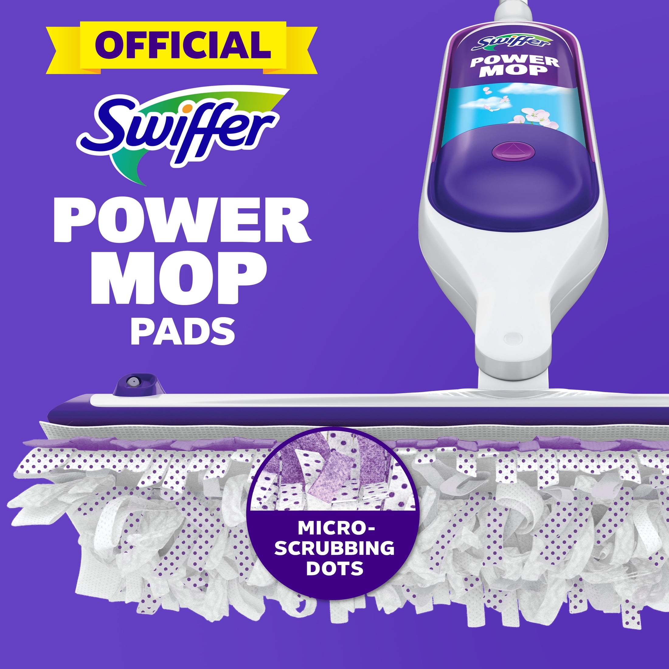 Swiffer PowerMop Multi-Surface Mopping Pad Refills - 8 Count