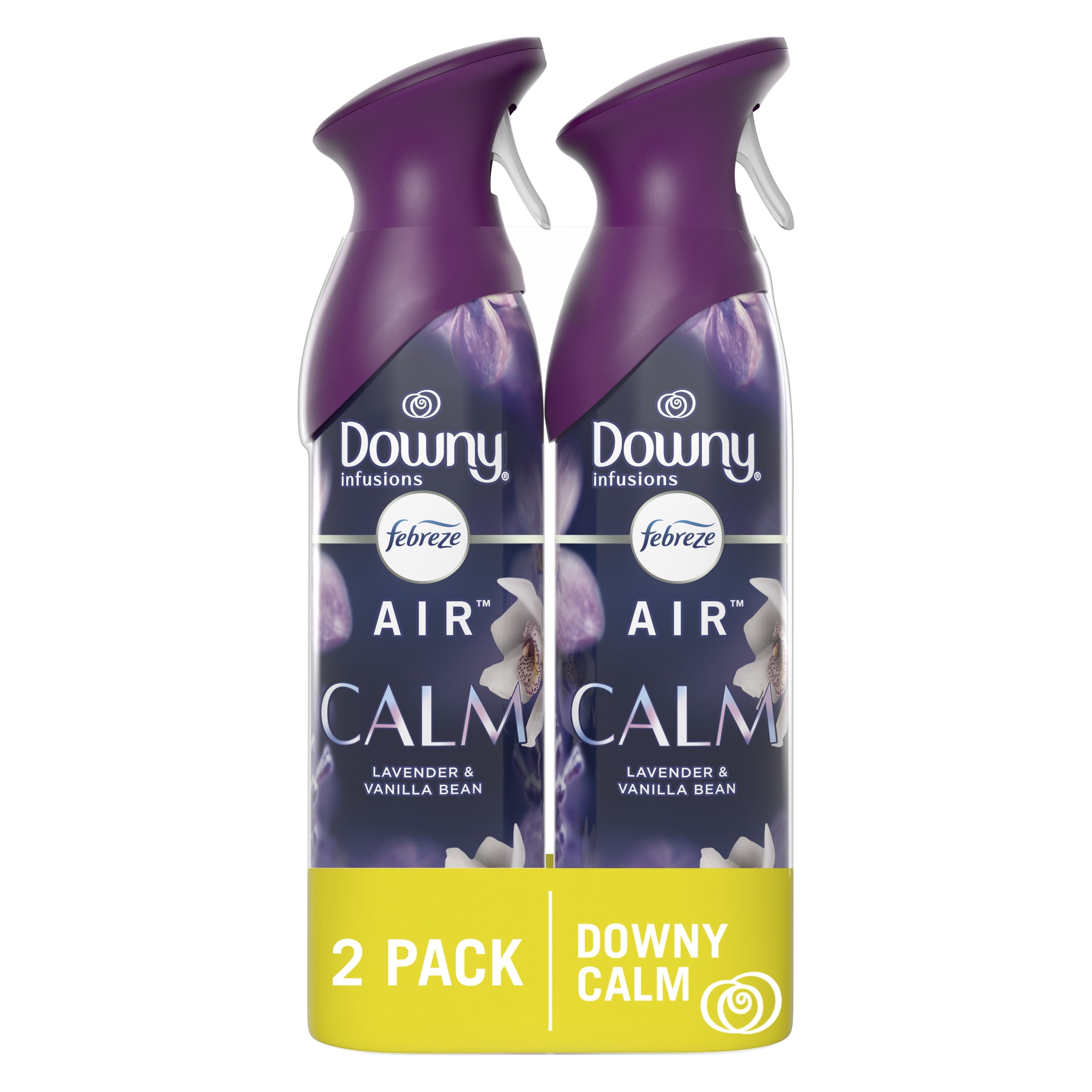 Febreze Air Freshener Spray - Odor-Fighting Room Spray, Downy Calm, 8.8oz, 2 Count