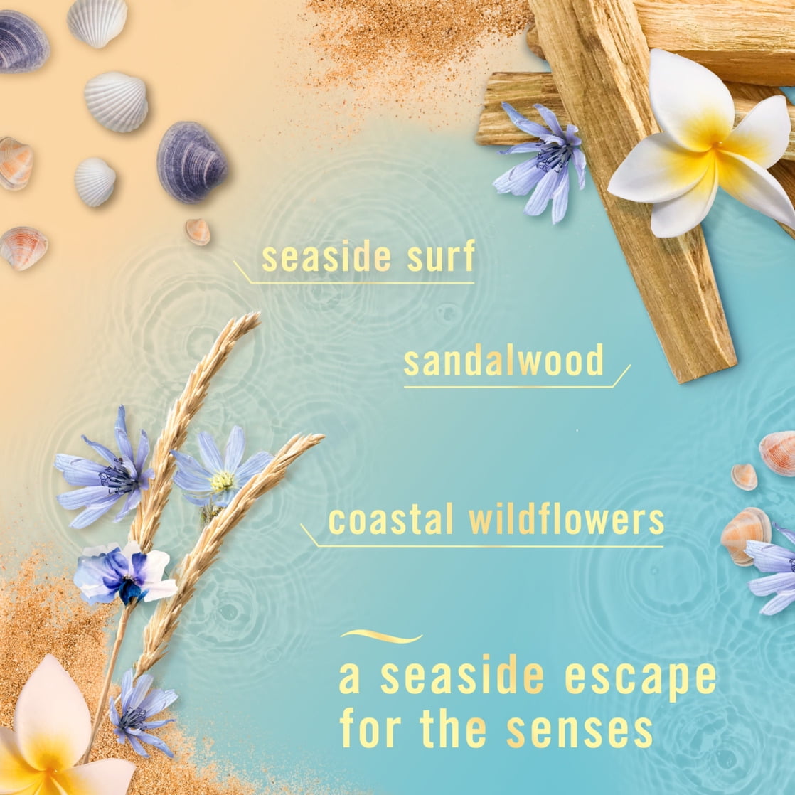 Febreze Bathroom Air Freshener - Small Spaces Odor-Fighting, Warm Ocean Breeze Scent, 1 Count