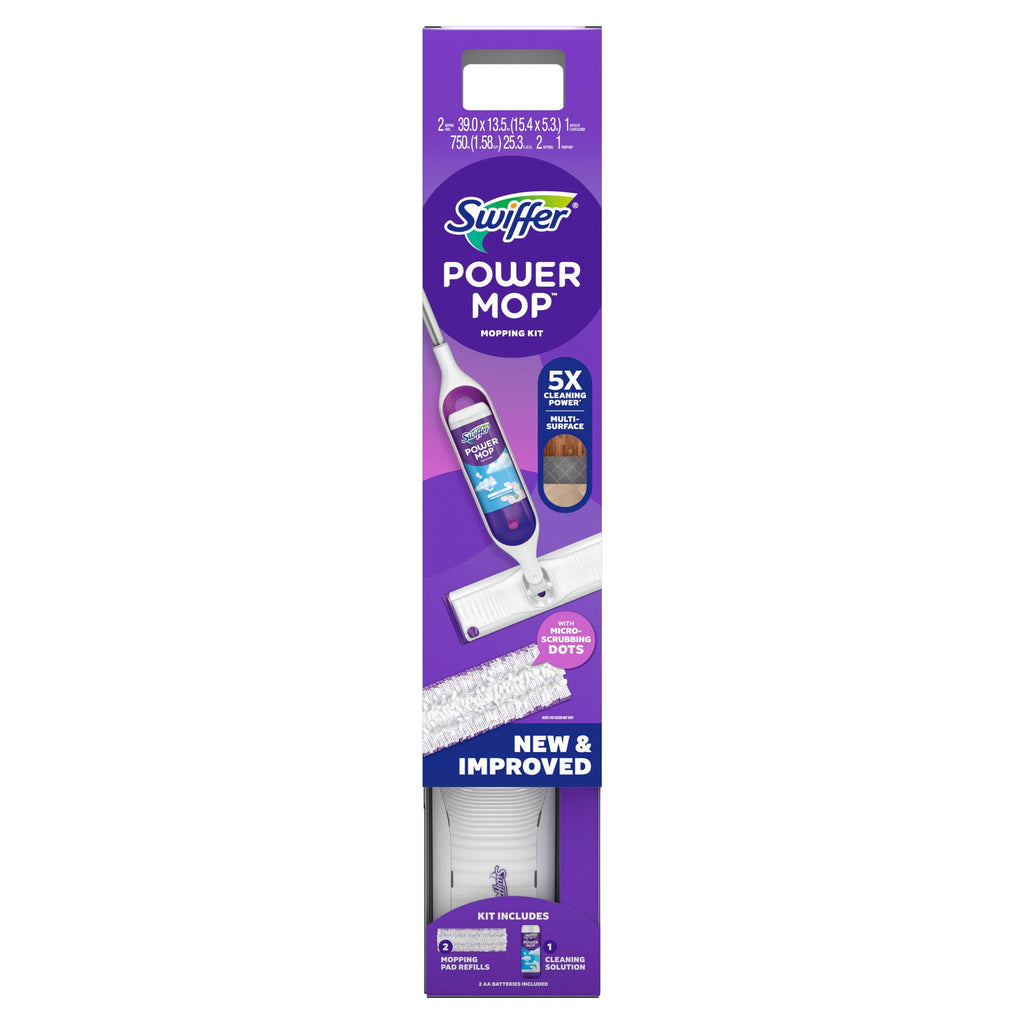 Swiffer Power Mop - Floor Cleaner, Tile, Vinyl, Laminate, Wood, Floor Cleaner, Cleaning Set