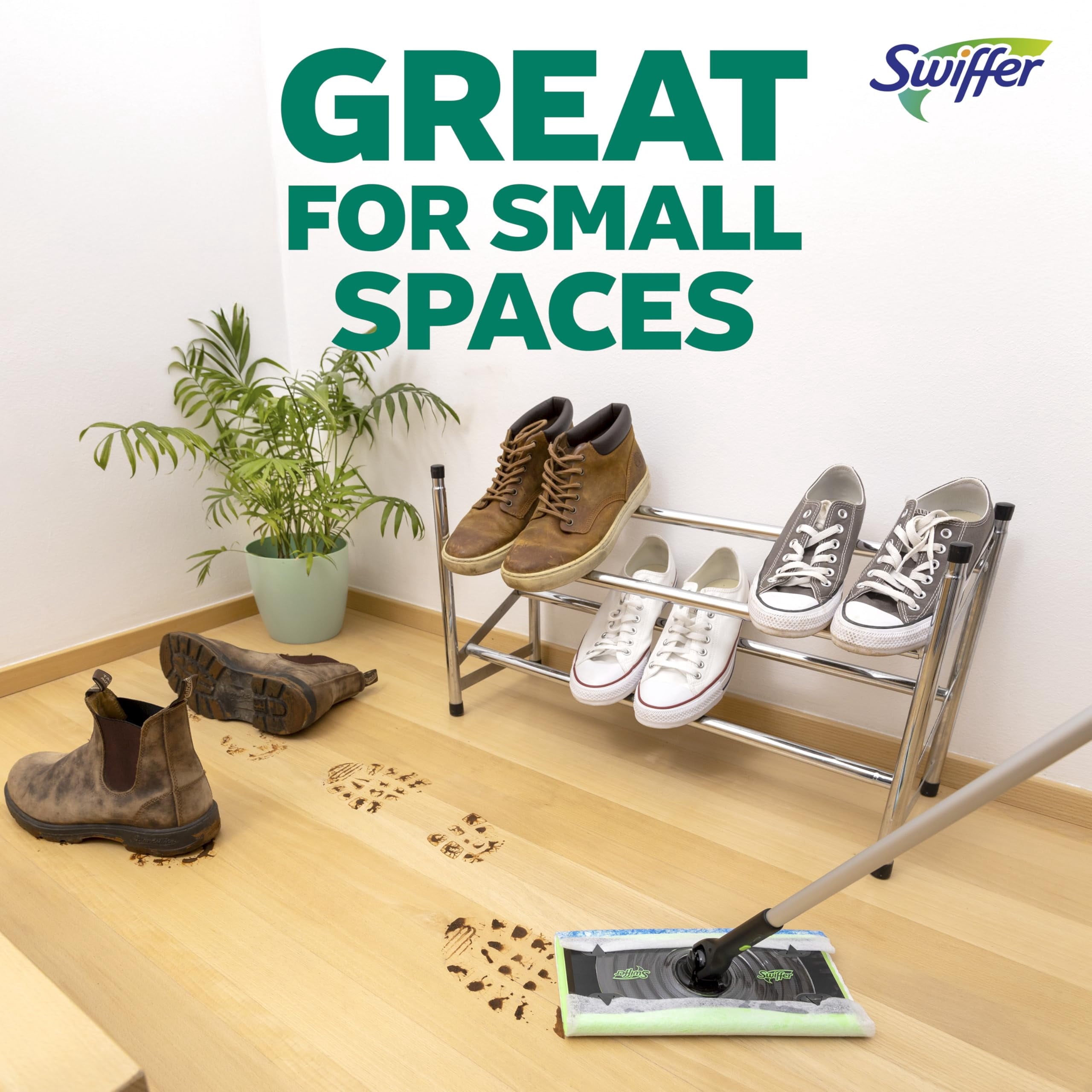 Swiffer Sweeper Pet Heavy Duty Multi-Surface Wet Cloth Refills for Floor Mopping and Cleaning - Fresh scent, 20 count