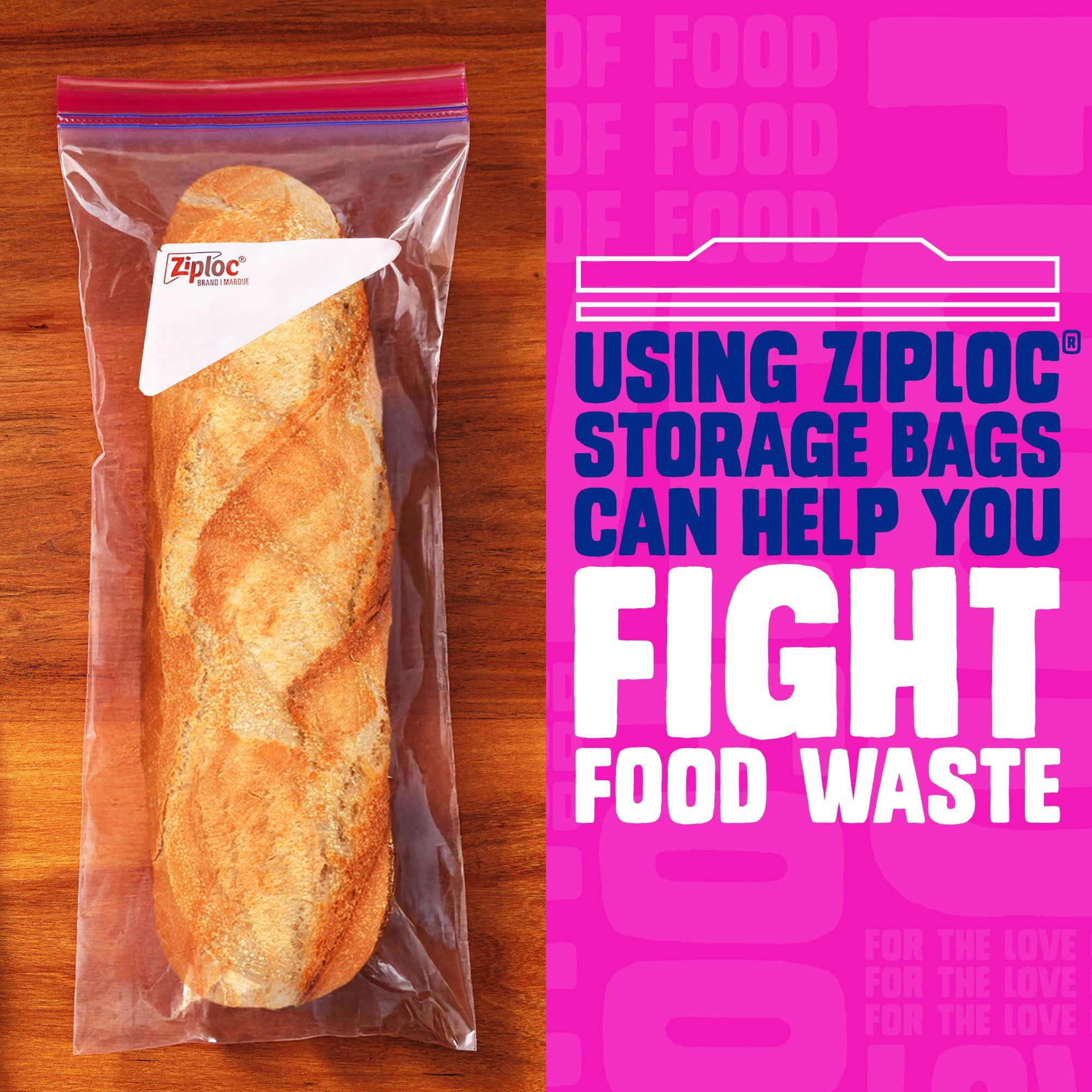 Ziploc® Brand Tall Storage Bags - Seal Top Closure, 10 Count