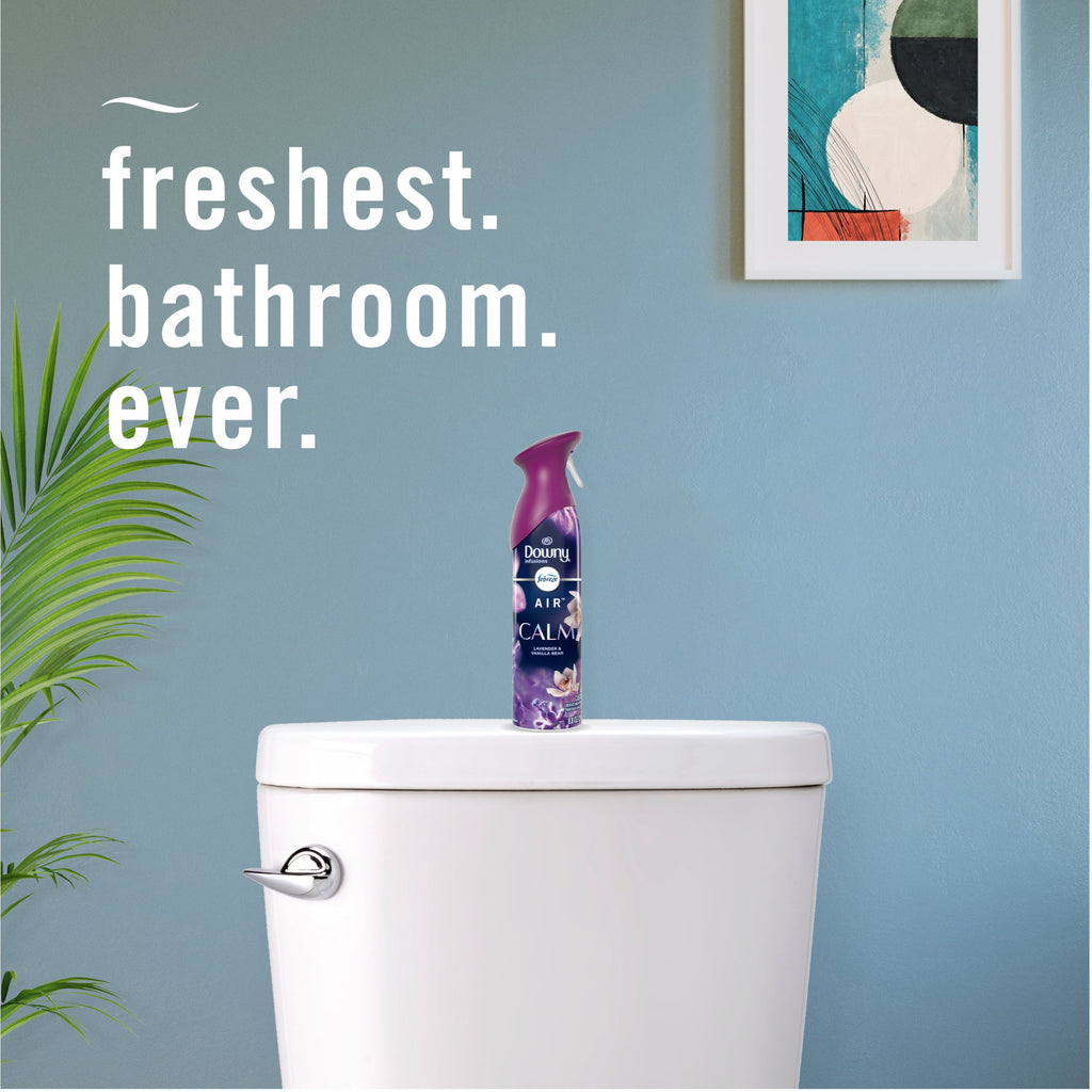 Febreze Air Freshener Spray - Odor-Fighting Room Spray, Downy Calm, 8.8oz, 2 Count