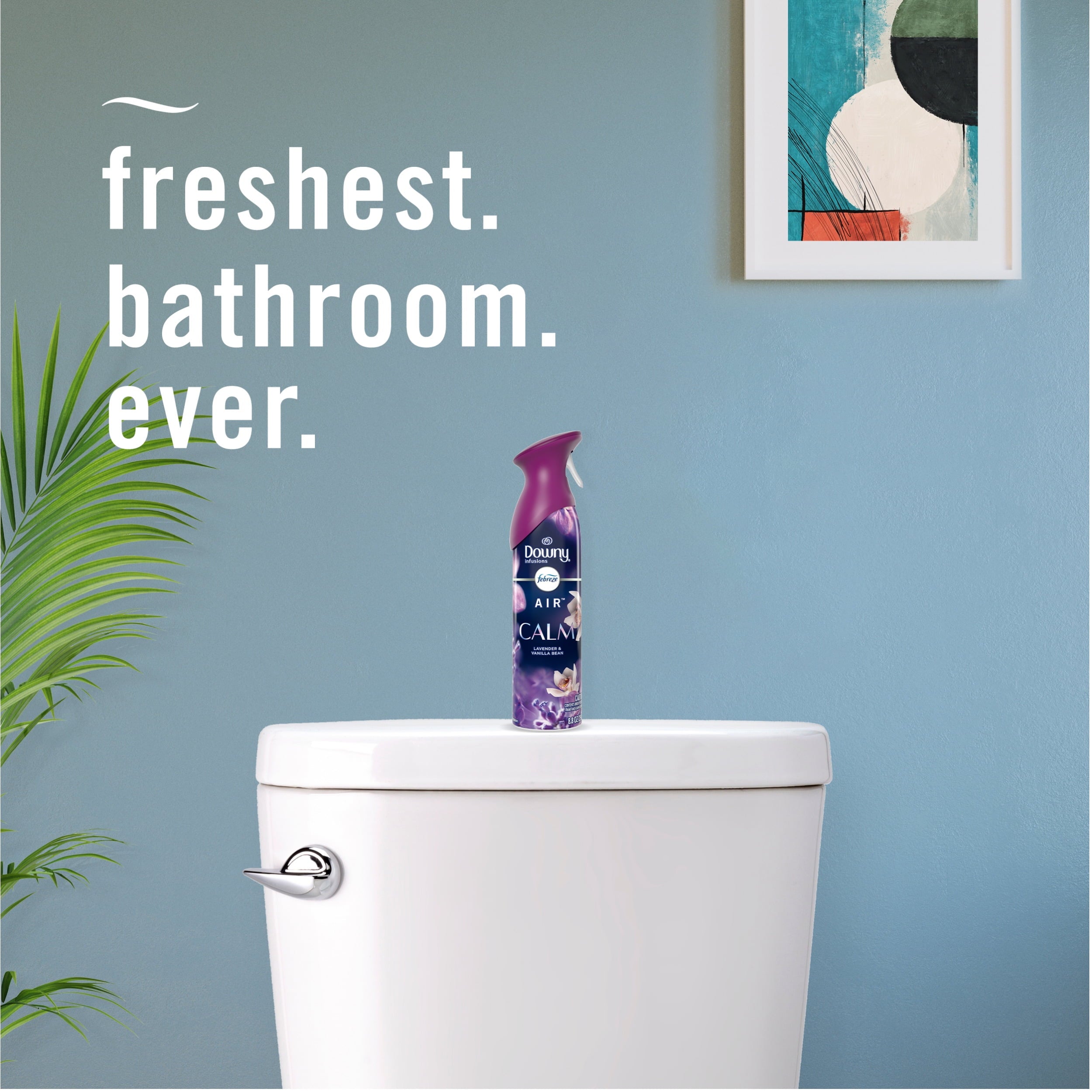 Febreze Air Freshener Spray - Odor-Fighting Room Spray, Downy Calm, 8.8oz, 2 Count