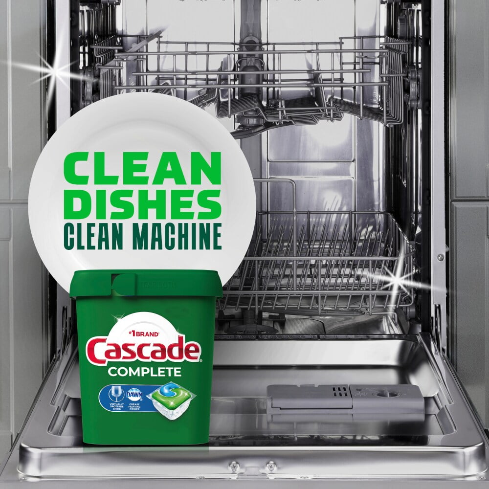Cascade Complete Dishwasher Pods - Dishwasher Detergent, Dish Detergent Soap, Fresh, 16 count
