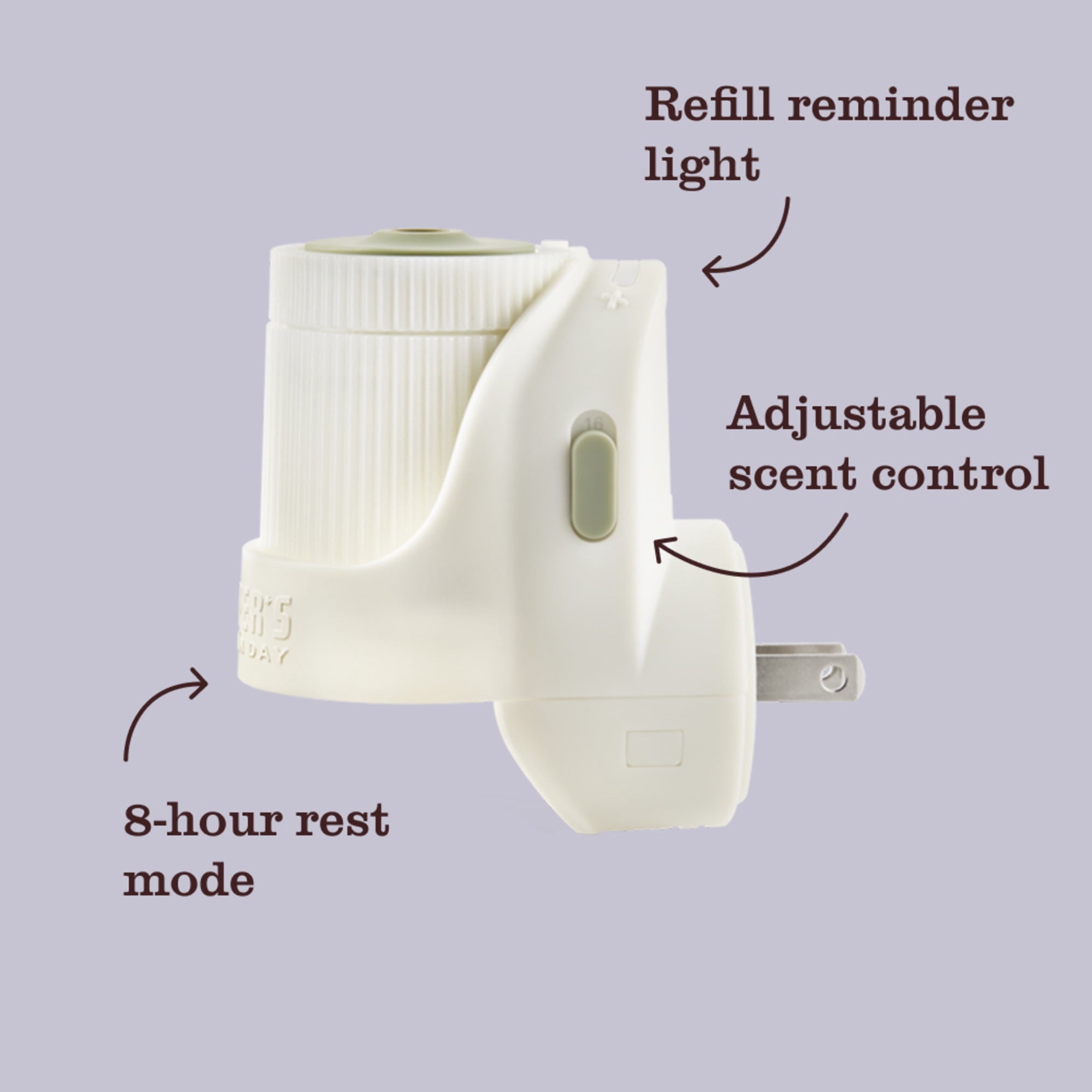 Mrs. Meyer's Clean Day Premium Scented Oil Plug-in Diffuser - Air Freshener Refills - Compassion Flower - 0.67 fl oz, 2 pack