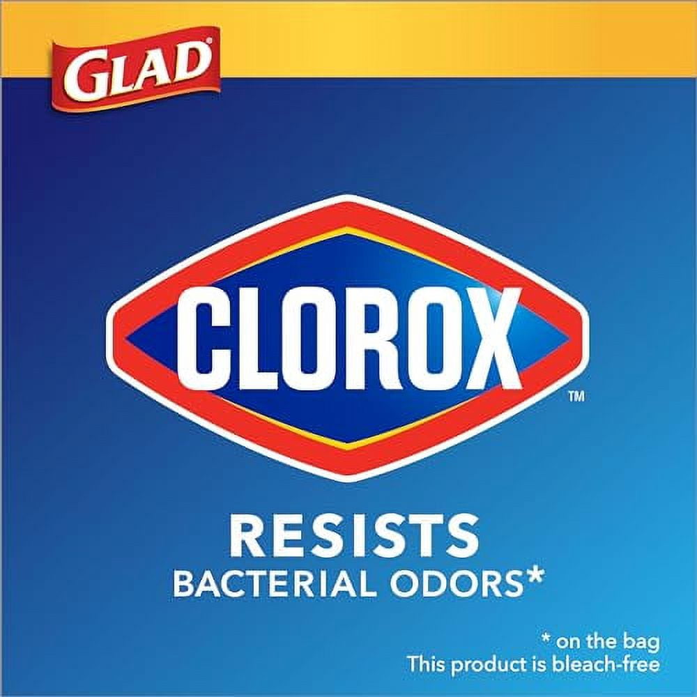 2X - Glad Drawstring Small Trash Bags - Lemon Fresh Bleach - 4 Gallon - 34 Count