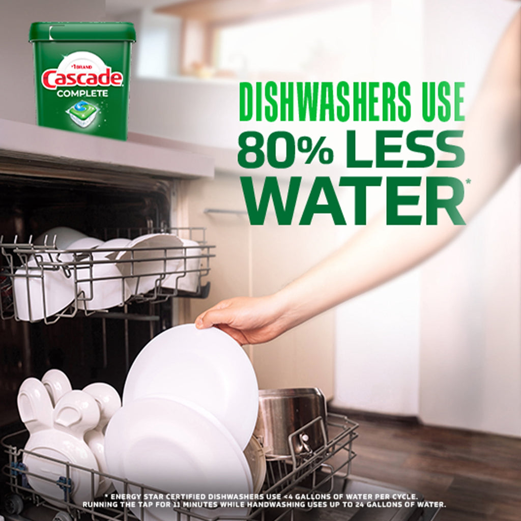 Cascade Complete Action Pacs - Dishwasher Detergent, Fresh, 100 Count