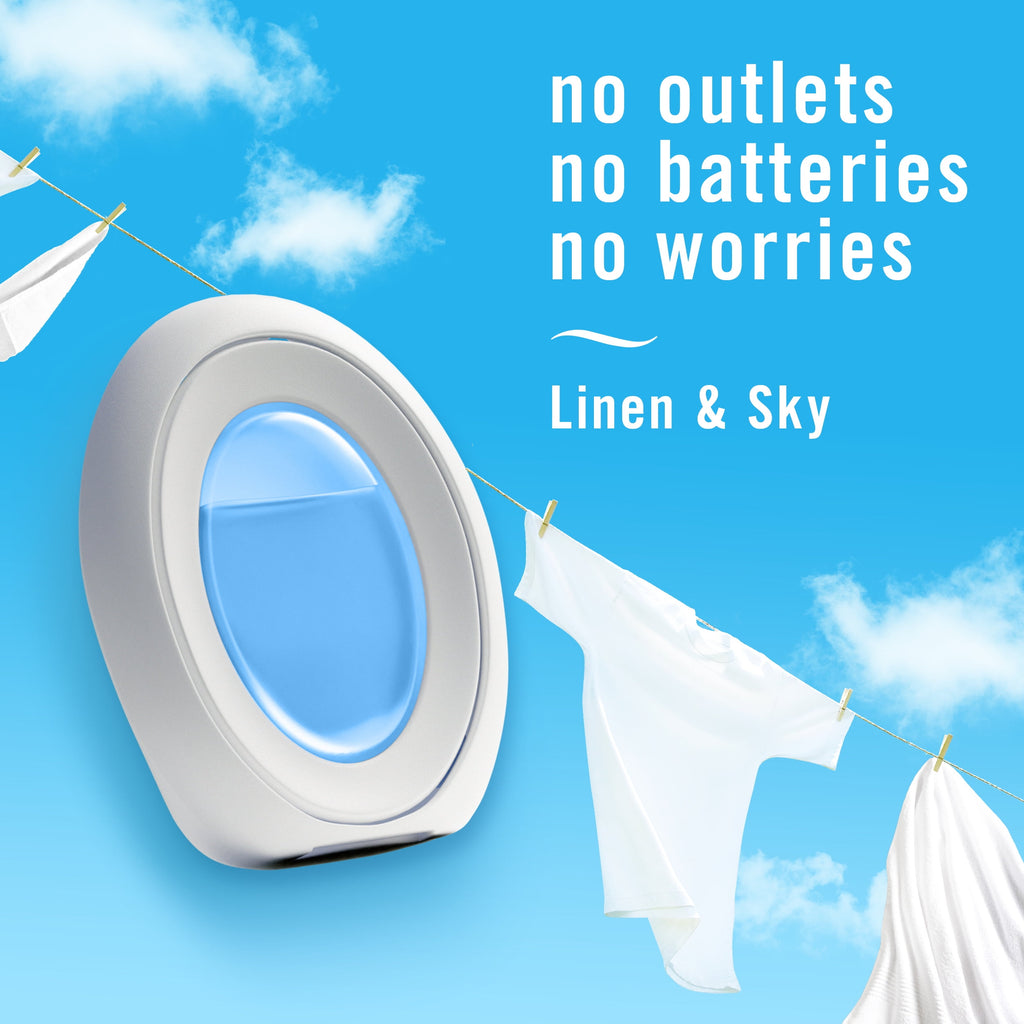 Febreze Small Spaces Air Freshener Linen & Sky - 4 Count, 30ml