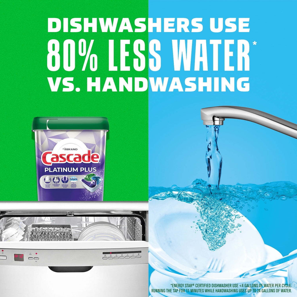 Cascade Platinum + Oxi Dishwasher Detergent Pods - Fresh Scent, 34.5 Ounce, 62 Count