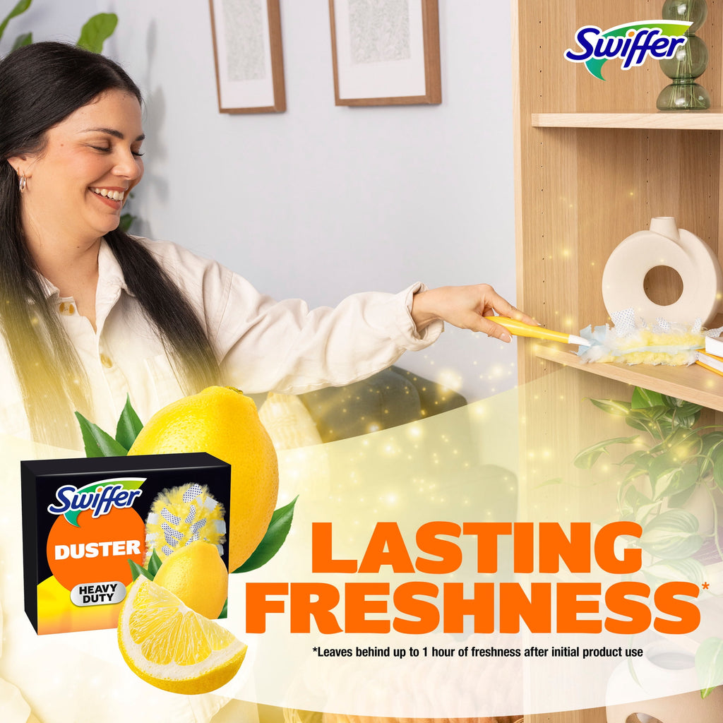 Swiffer Dusters Heavy Duty Duster Refills - Lemon Scent, 11 Count