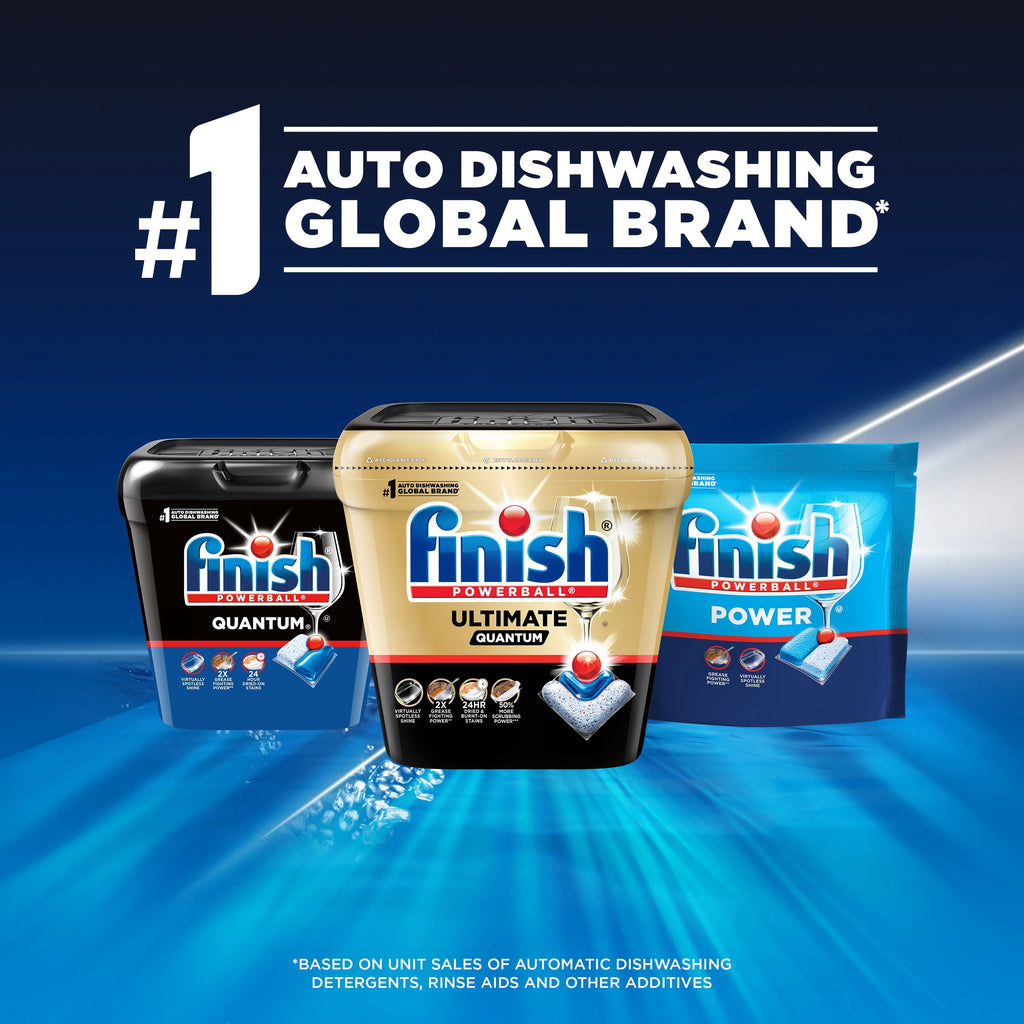 Finish Quantum Dishwasher Pods - No Pre-Rinse Dishwasher Detergent Soap Soap, Advanced Clean, 84 Count