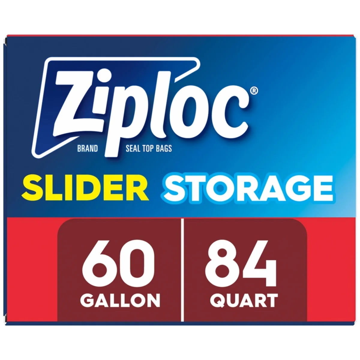 Ziploc Slider Storage Bags - Variety Pack, 144 Count