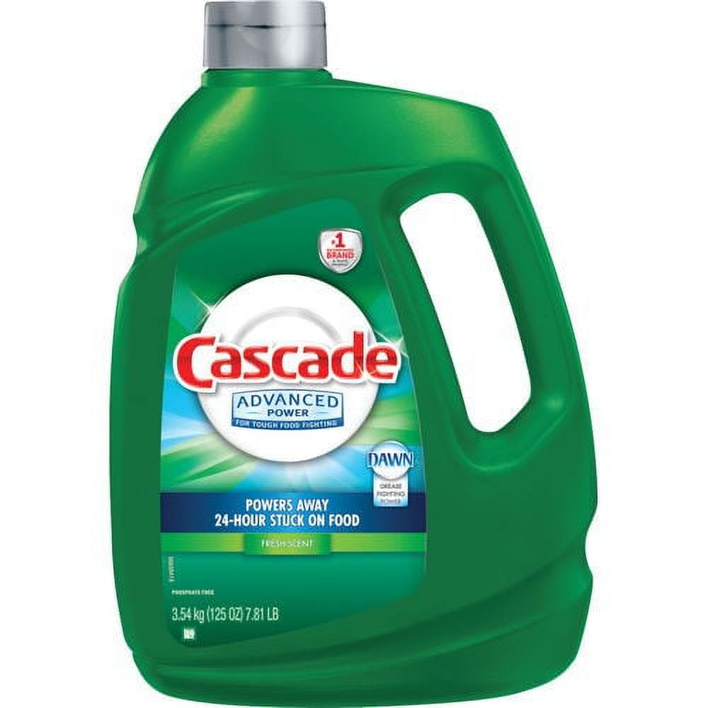 Cascade Advanced Power Dishwasher Detergent - Fresh Scent, 125 Fluid Ounces