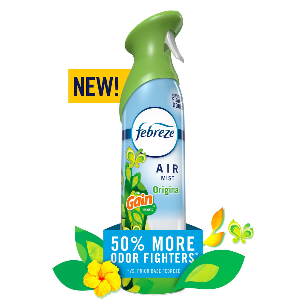 Febreze Air Mist Air Freshener Spray - Gain Original Scent, 8.1oz
