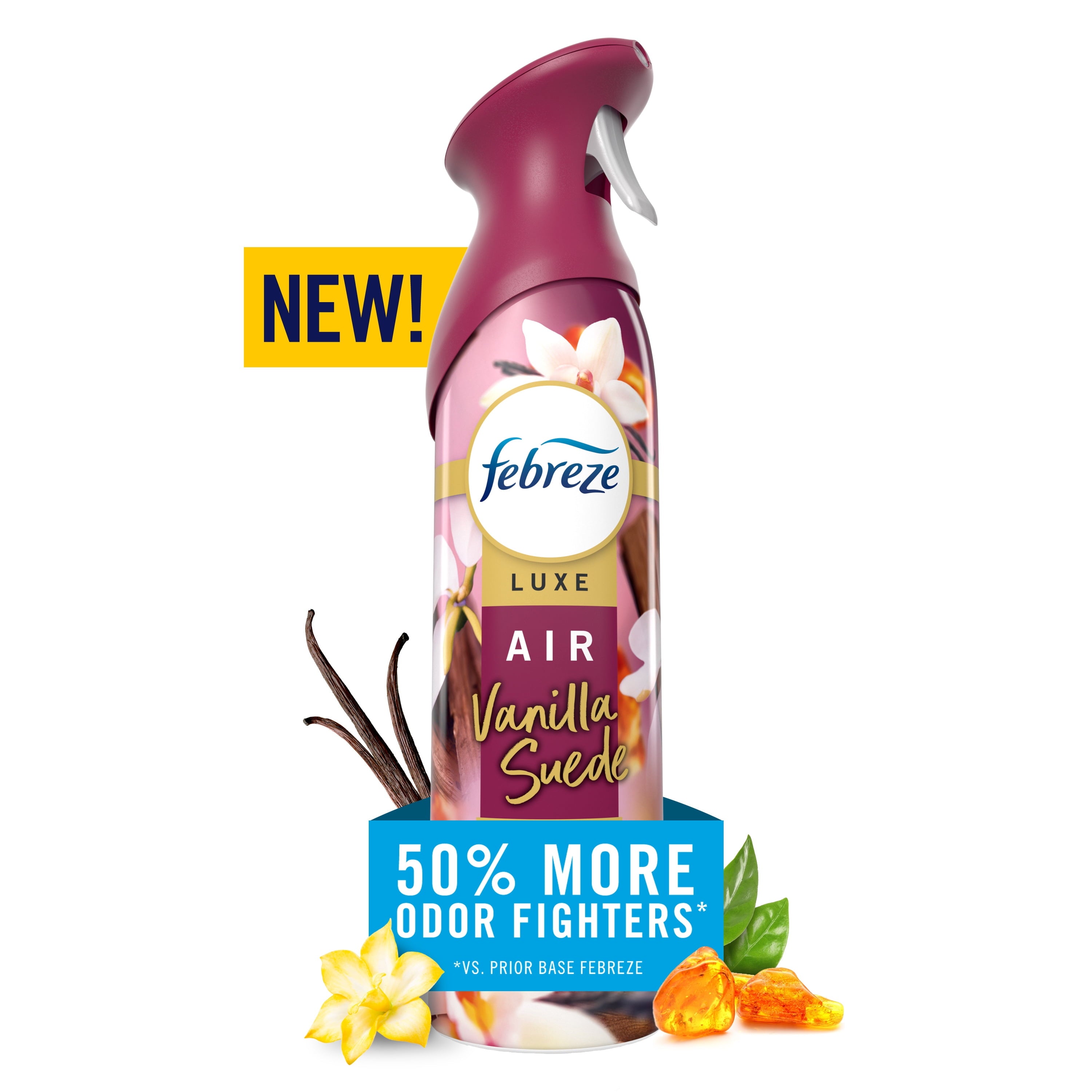 Febreze Air Mist Luxe Air Freshener Spray - Vanilla Suede Scent, 8.1oz