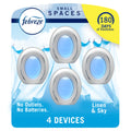 Febreze Small Spaces Air Freshener Linen & Sky - 4 Count, 30ml